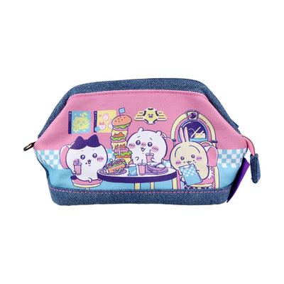 Stationery Chiikawa Goods Pencil Case Wire Pouch Denim Lunch S1430262 Sun-Star
