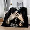 Anuel AA Rapper Hip Hop Sänger Decke Sofa Büro Wandern Picknick Superweiche Steppdecke Mode Flanell Überwürfe Decke Geburtstagsgeschenk#