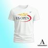 T-shirt Blanc Logo Flammes Tournoi de Tennis US Open