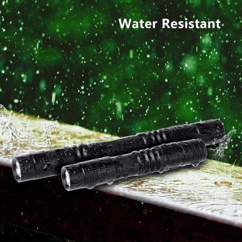 Mini Pen LED Flashlight Portable Pocket Torch Powerful LED Flashlight AAA Battery for Camping Hunting Lantern Waterproof Light