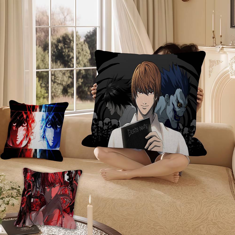 D-Death N-Note Japan Cartoon Anime Pillow Anime Pillow Sofa Bed Head Pillow Cover Cushion Cover Fashion
