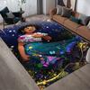 1pc Encanto Pattern Area Rug Soft Flannel Floor Mat for Living Room,Office,Bedroom and Carpet,Sofa Coffee Table Floor Mat