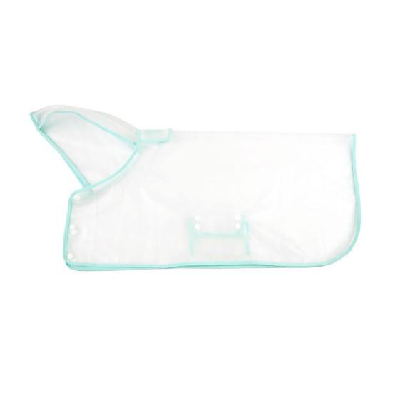 Transparent Dog Raincoat Waterproof Pet Poncho Rain Jacket Hooded Rain Coat with Leash Hole for Puppies Small To Large Dogs