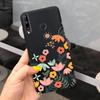 For Huawei Y7P 2020 P40 Lite E Case Cute Flower Silicone Phone Cases For Honor 9C Soft TPU Cover Bumper On Huawei P40Lite E Etui