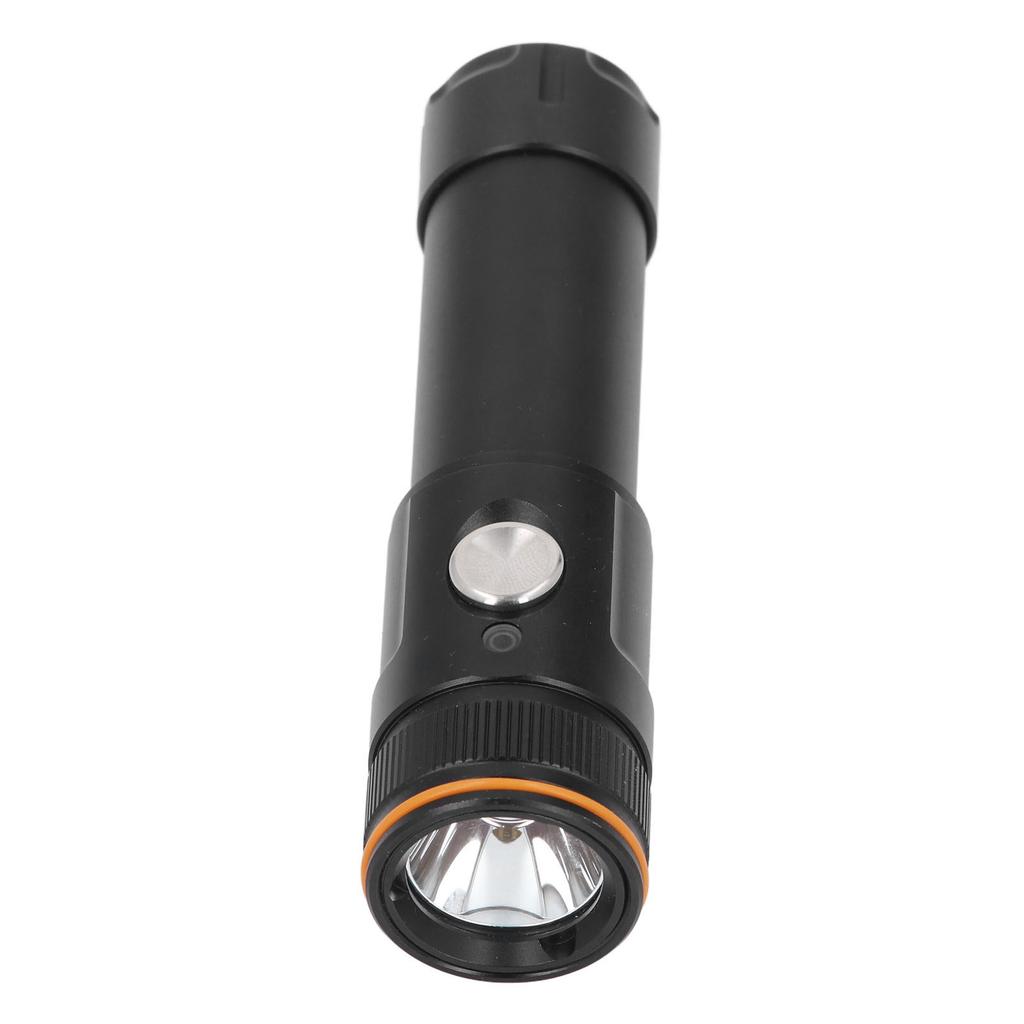 Linterna de buceo de 5000 lúmenes, 110 m, IP68, resistente al agua, 6 modos, superbrillante, recargable, subacuática.