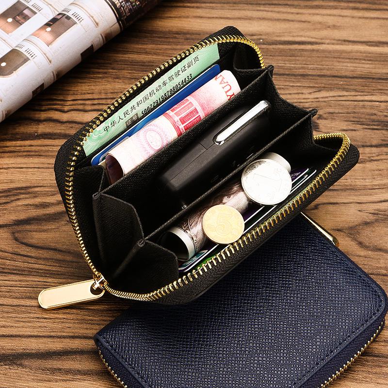 Short Mini Small Wallet, Women's Men's Card Bag, Zipper, Loose Wallet, Change Bag, Coin Bag.