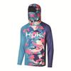 Huk Camouflage Sea Fishing Hooded Jacket - Sun Protection, Anti-Mosquito Milk Silk Clothing
