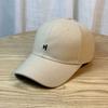 Woolen Embroidered H Letter Duck Cap for Women Autumn and Winter Versatile Youth Casual Baseball Cap for Couples