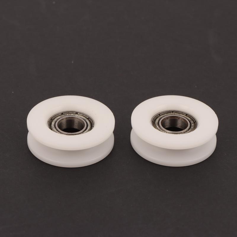 1/2Pcs Plastic 688 Bearing Pulley/Driven Wheel, 8*28*9mm U Groove Roller Pulley POM Guide Wheel/Over Line Lifting Wheel