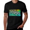 T-shirt Morris Minor Decappottabile Resistente alle Macchie Maglietta Casual