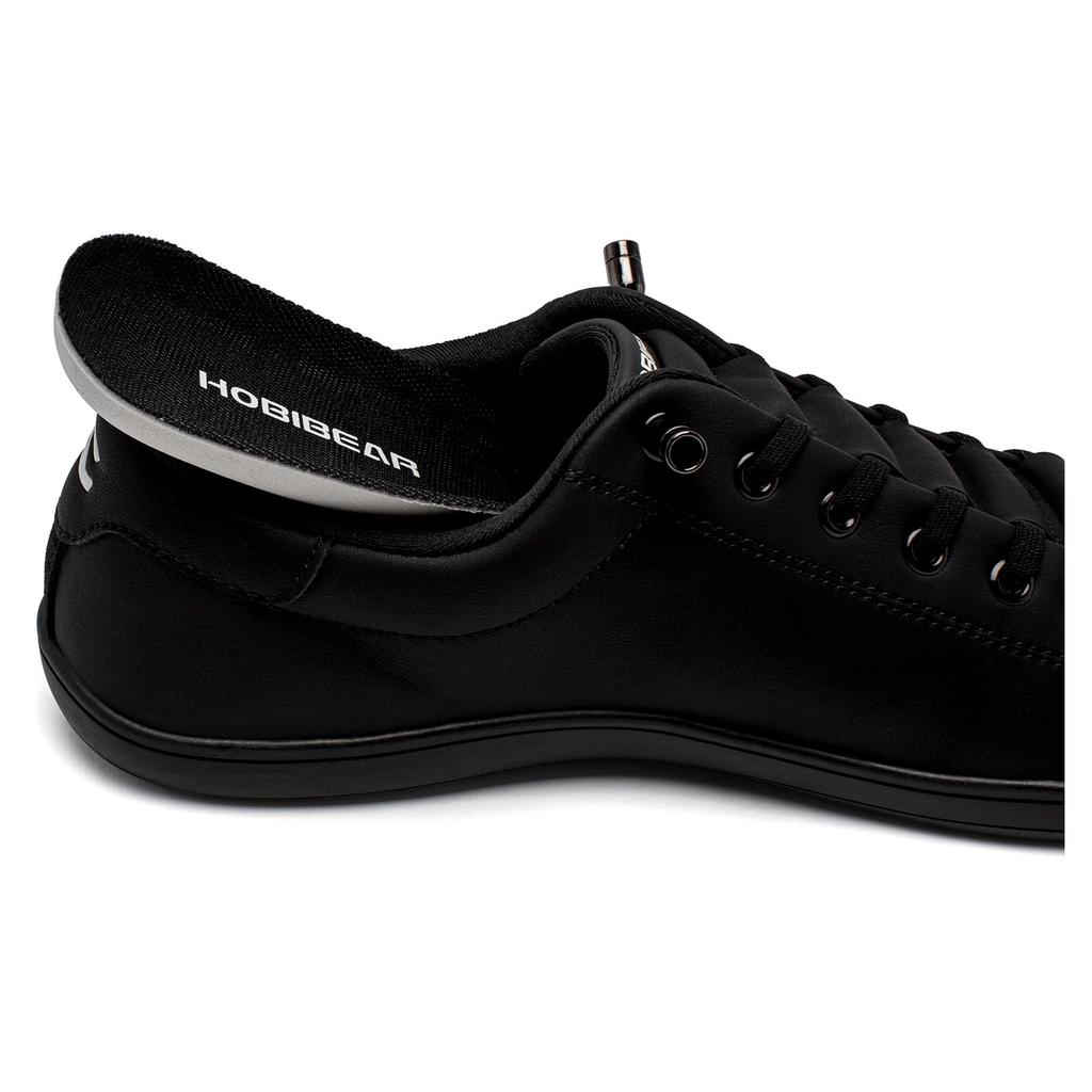HOBIBEAR Pantofi Sport Sintetici Barefoot Lățime 4E Subțiri pentru Fitness, Piele Sintetică Zilnică, Piele, Pantofi, Potrivire, Talpă, Navetă, Școală, Purtare, Unisex,