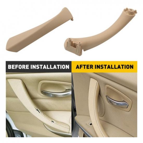 Beige Right Side Inner Door Handle fit 2004-2012 BMW E90/E91/E92 Car Accessories