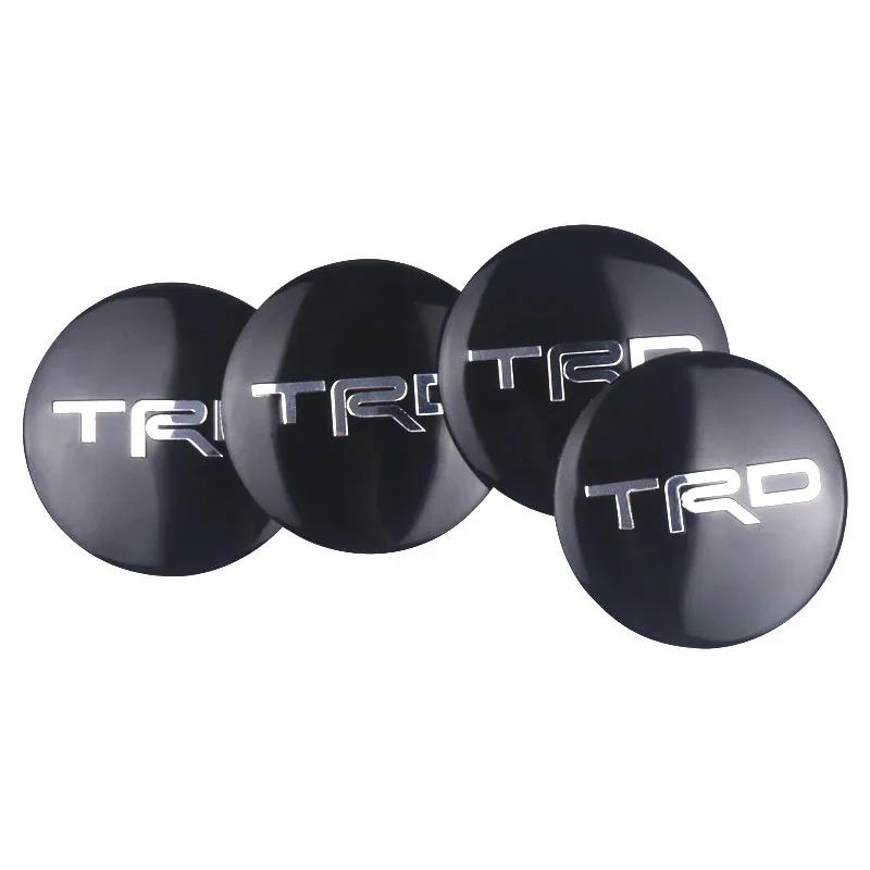 56MM 4st Bilstyling Aluminiumfälgcenterkåpor MB15 Dekaler För Toyota Rav4 Corolla Camry Aqua Cross Yaris Auris TRD GR Sport