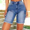 Women's Denim Classic Versatile High Waist Fashionable Shorts