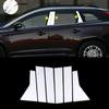 For Volvo XC60 AU 2008-2017 Chrome Window B C Pillar Strip Cover Trim Stainless Steel Car Center Pillars Sticker