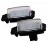 2 db/készlet Autó LED Rendszámtábla Világítás Mitsubishi Lancer Sportback Outlanderhez Beépített Canbus Vezérlővel