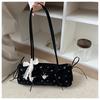 New Spring Summer Niche Print Bag for Women Commuter Versatile Shoulder Underarm Handbag Fashion Baguette Bag CLE