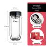 Shangqi Silver Ion Double-Layer Borosilicate Glass Tea Cup