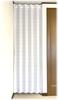 Solid White Accordion Room Long Privacy Heat and Cold Adjustable Length C121 Curtain, Divider, Curtain, Screen, Protection, (250cm),