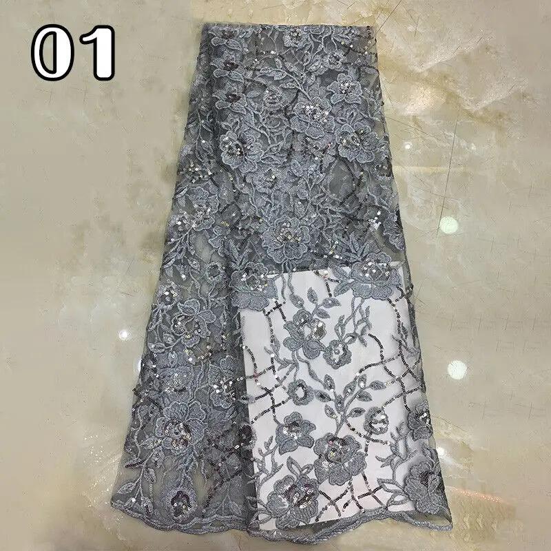 90x130cm Material cu Flori Brodate cu Paiete Dantelă cu Mărgele Decor Rochie de Mireasă DIY Costum de Scenă Material Petrecere de Seară Bridal