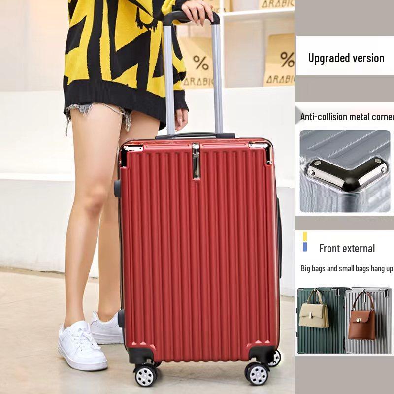 24" Suitcase & 20" Carry-On Trolley with Universal Wheels