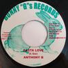 7inch Record ANTHONY B / COURTNEY MELODY - Rasta Love / Help The Children NONE Bunny "G"s Reco Jamaica Reggae, Ska & Dub Used
