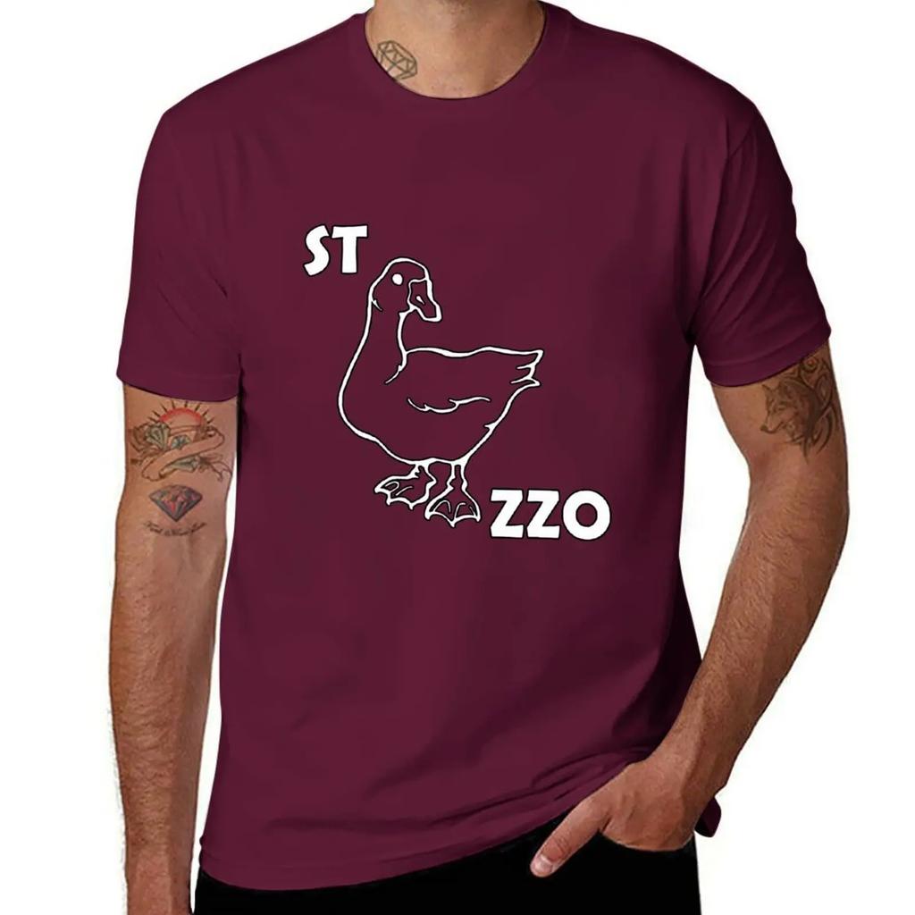 Italian Funny Rebus Stocazzo Dark T-Shirt Customizeds Street Wear Boys Whites Slim Fit T Shirts for Men
