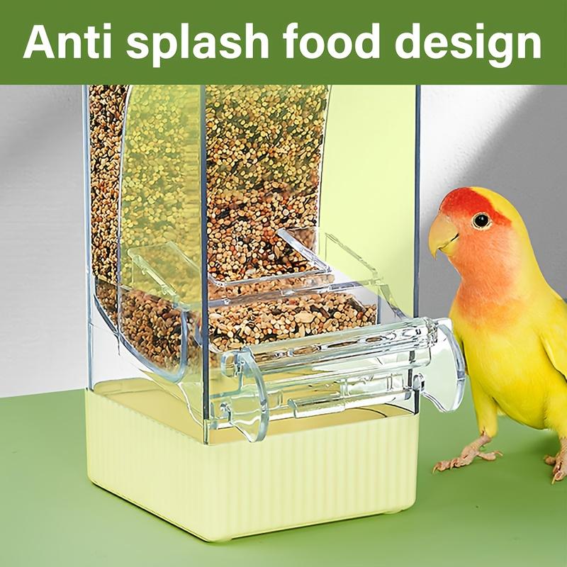 Automatic Feeding Station Splash-Proof Design for Birds House-shaped Feeding Supplies Special Feeder for Small Pet Parrots