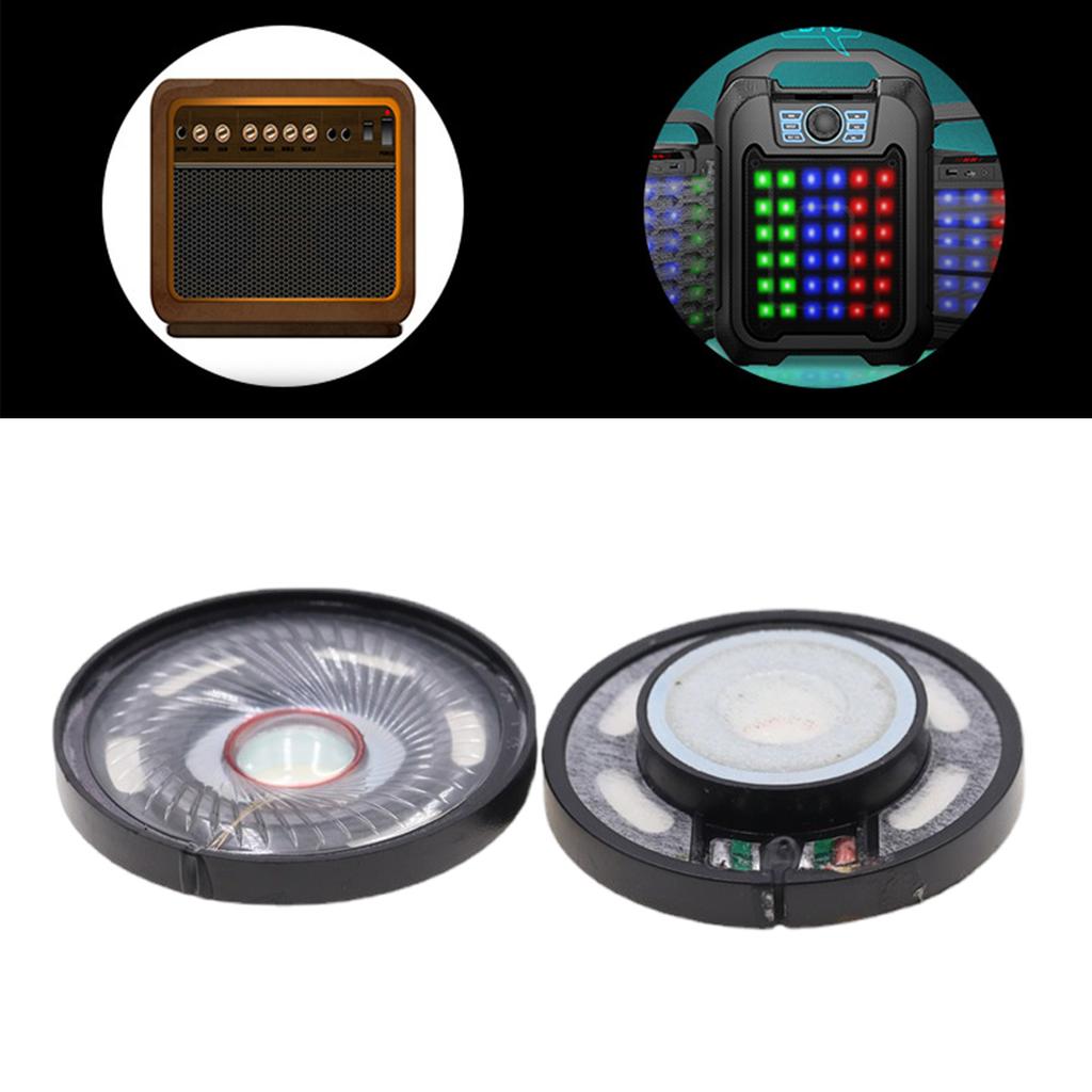 2Pcs Black 50mm Headphone Speaker Headset Driver 32Ohm 112db Speaker Repair Parts for Headphones 50mm Speaker Driver