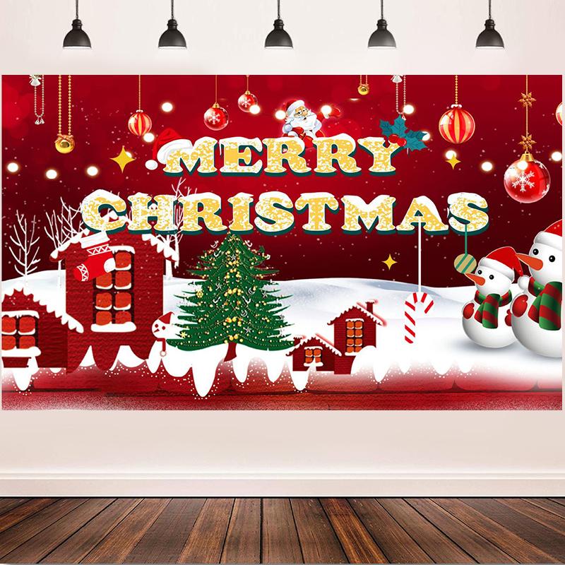 Kellemes Karácsonyi Háttér Díszek Otthonra Karácsonyi Díszek Zászló Navidad Noel Natal Ajándékok Új Évi Fotó Háttér