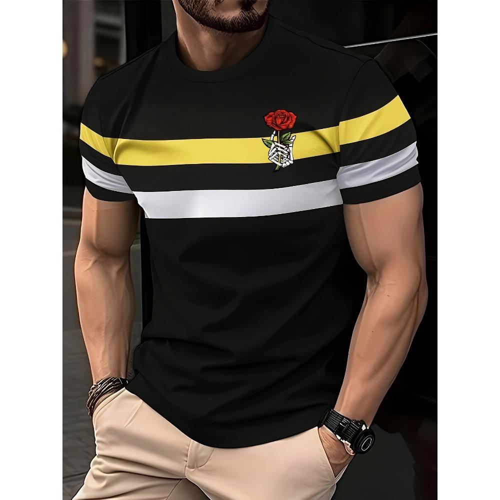 T-shirt Summer Casual Breathable Quick Drying Short Sleeved Top Street Wear