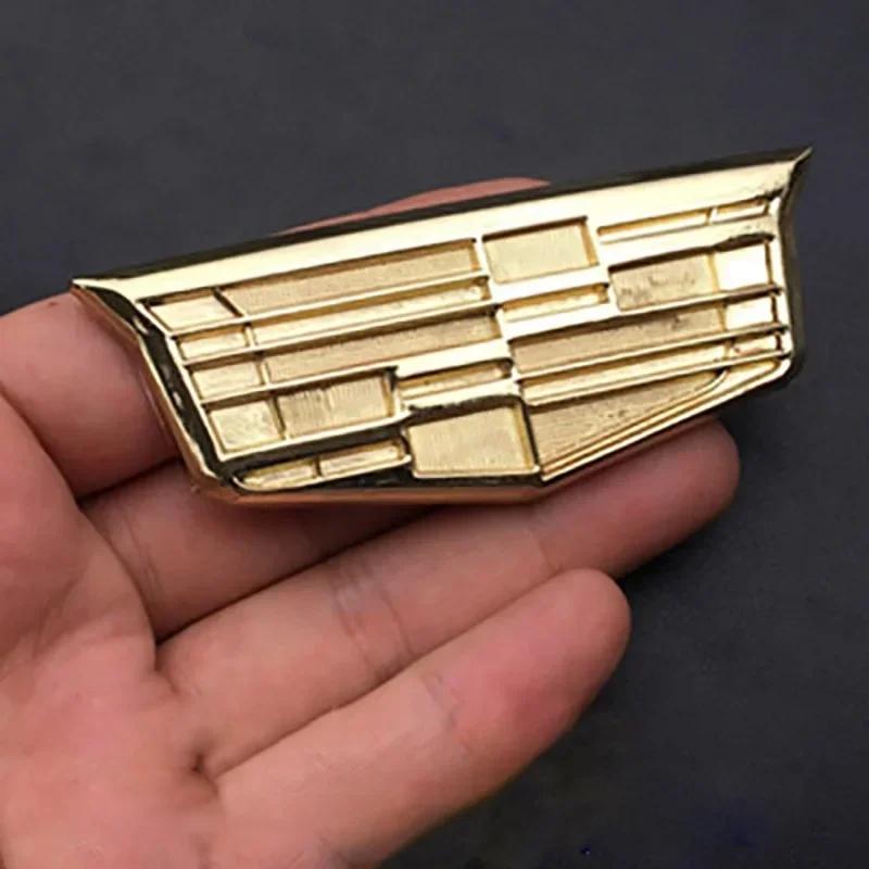 Metal Car Sticker Front Rear Side Emblem Badge for Cadillac Logo Escalade CTS ATS SRX XTS XT5 STS CT5 CT6 BLS XLR Accessories