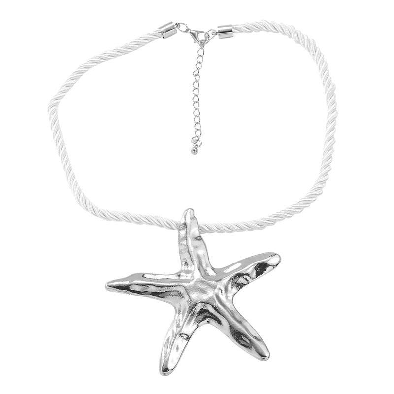 2024 Trend Necklace Gold Starfish Pendant Necklace For Women Summer Holiday Party Boho Style Jewelry Gifts