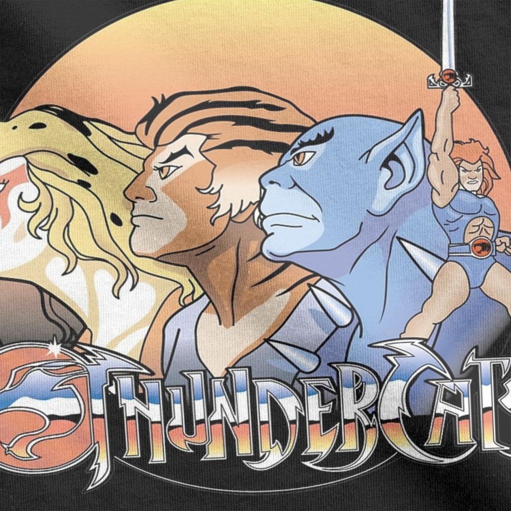 Thundercats Tričká Pánske Novinka Čistá Bavlna Tričko Okrúhly Výstrih Krátky Rukáv Tričká 5XL Oblečenie