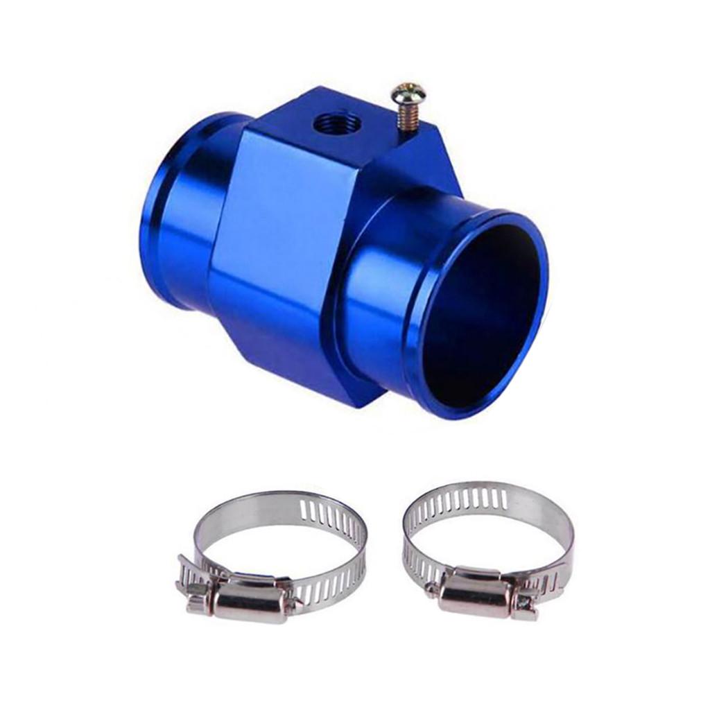 Blue Water Temp Temperature Joint Pipe Gauge Radiator Hose Adapter
