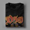 Unique Dio The Last In Line Tour T-Shirt for Men Crew Neck 100% Cotton T Shirt Short Sleeve Tee Shirt Plus Size Clothing