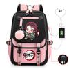 Ghost Annihilation Blade Grade 3-6 Junior High School Student High School Student School Bag Strap USB Multifunctional Backpack