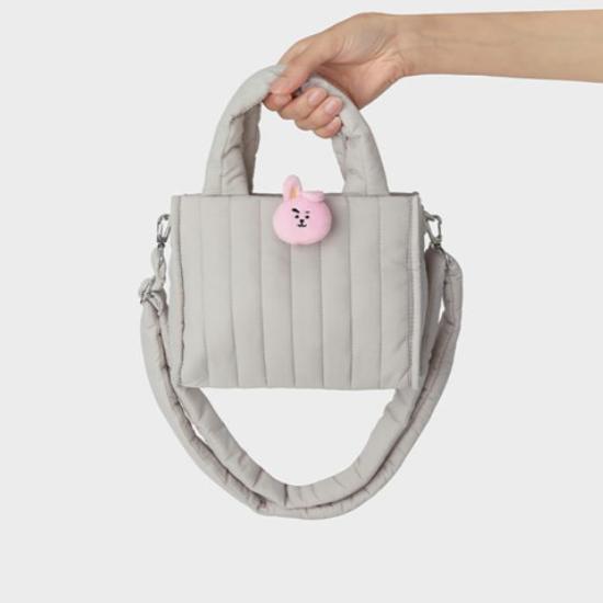 BT21 Borsa trapuntata a 2 vie con stemma della bambola con il volto