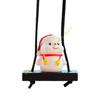 Resin Swinging Santa Christmas Decoration For Car Mirror Home Office Festival Decoration 55KF