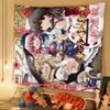 Classic Anime T-Touhou P-Project Game Chart Tapestry Bohemian Wall Tapestries Mandala Wall Art Decor