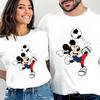 D06-97 MINISO 2026 Summer High-quality Printed Pure Cotton Shoulder Style Men's and Women's Round Neck Short Sleeved Couple T-shirt