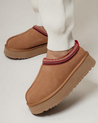 Ugg Boots Short Prima d'Arte 171519 36 Light Brown Suede Wool