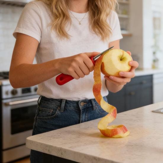 Kartoffelschäler Schälmesser Gemüse ultra scharf Y-förmig Obstschäler mit weichem Griff und Edelstahlklinge Küchenutensil für Gemüse