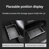 Opbergbox onder de stoel voor Tesla Model Y 2021-2024 Stoelen Lade TPE Verborgen Opberglade Duw-trek Auto-organizer Auto-accessoires
