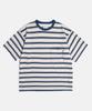 ESPIONAGE Multi Border Pocket Tee Blue