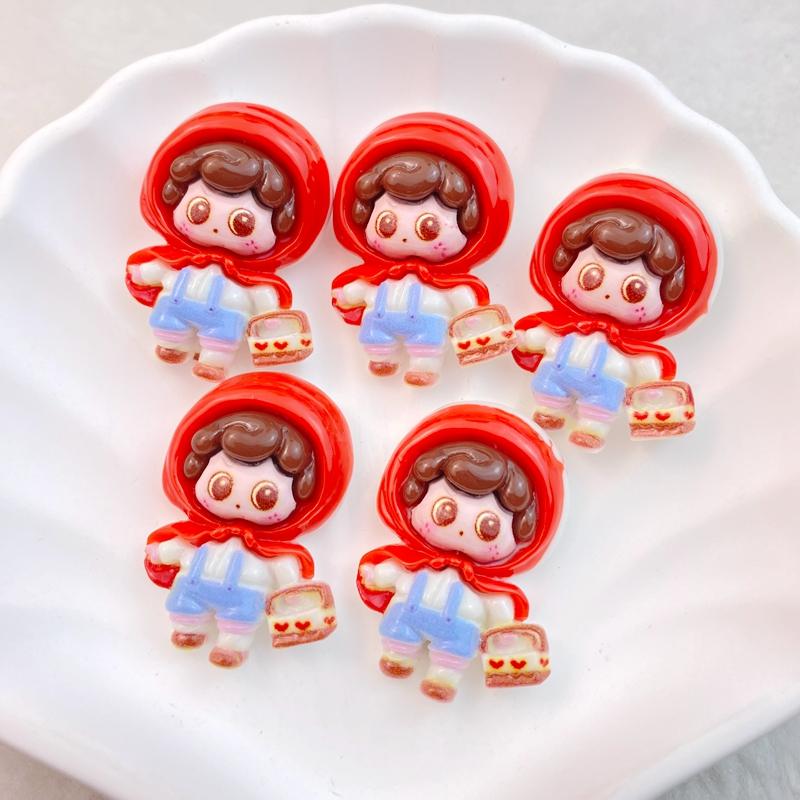 10Pcs New Cute Cartoon Prince and Princess Series Flat Back Resin Cabochons Scrapbooking DIY Jewelry Craft Decoration Accessorie