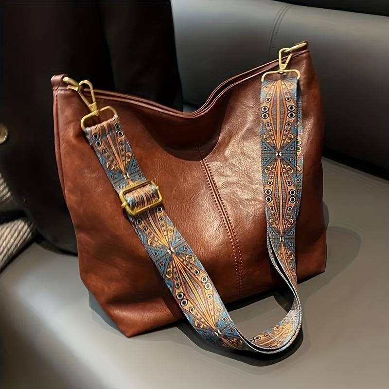 Umhängetasche mit großem Fassungsvermögen, modische Damen-Umhängetasche, retro neue Damen-Tasche, geeignet für Partys, Reisen und die Arbeit.