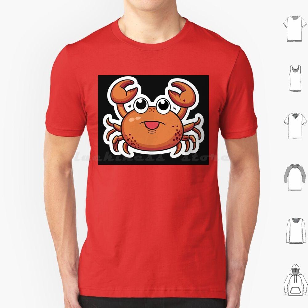 Krabbe Orange Süß Maryland T-Shirt Baumwolle Männer Frauen DIY Druck Krabbe Maryland Chesapeake Bucht Tierwelt Natur Tier Krabbe Krabben