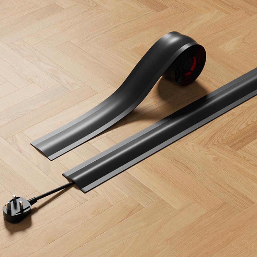 High Quality Soft Cord Cover Durable PVC Wire Cover Flexible Self-Adhesive PVC Cord Cover Office