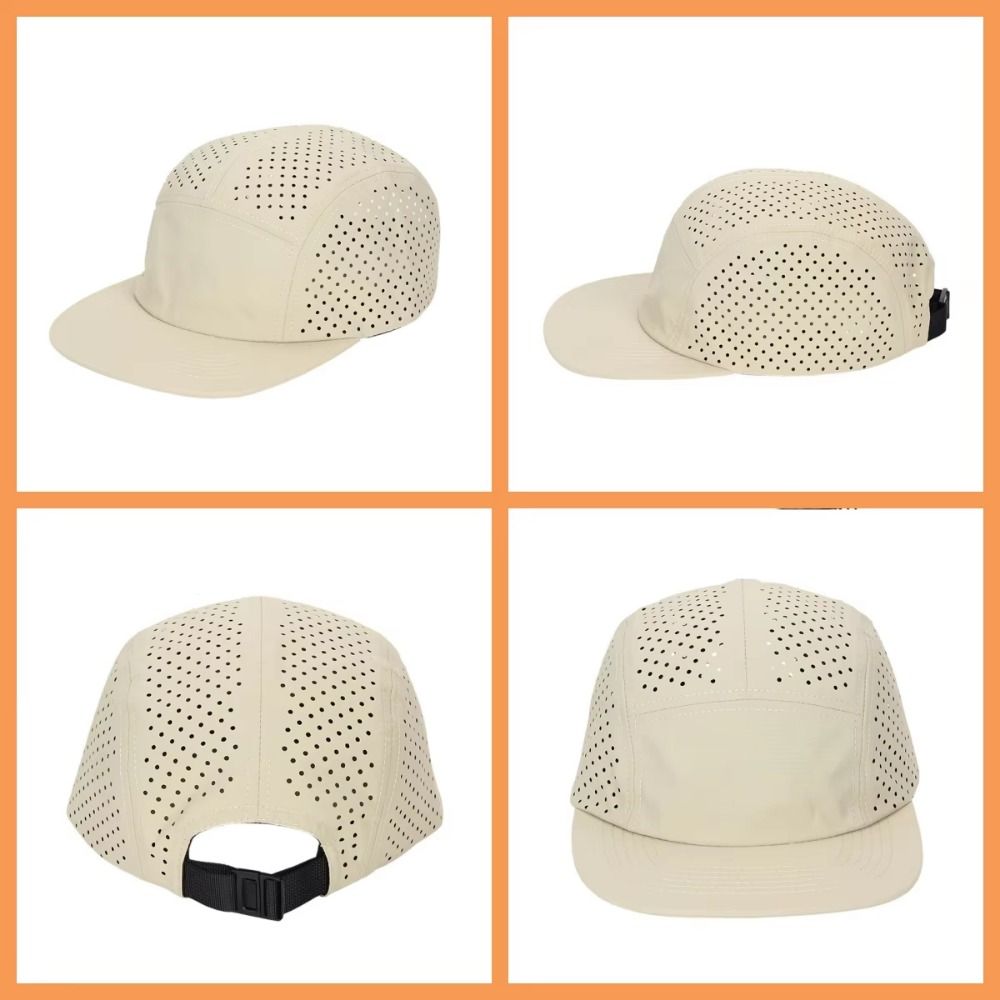 Lightweight Quick Drying Baseball Cap Soft 5-panel Running Cap Adjustable UV Protection Sport Cap Camping